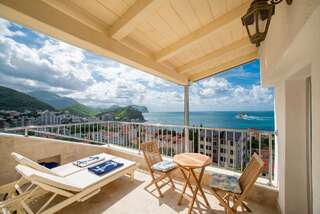 Апартаменты Medin Apartments BluVista Петровац Номер-студио Делюкс с террасой и видом на море-3